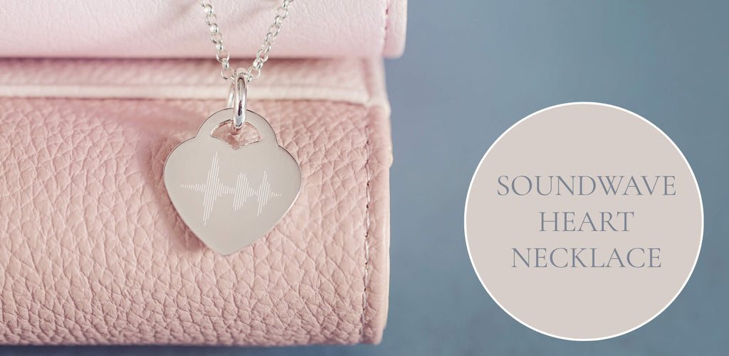 Soundwave Heart Necklace