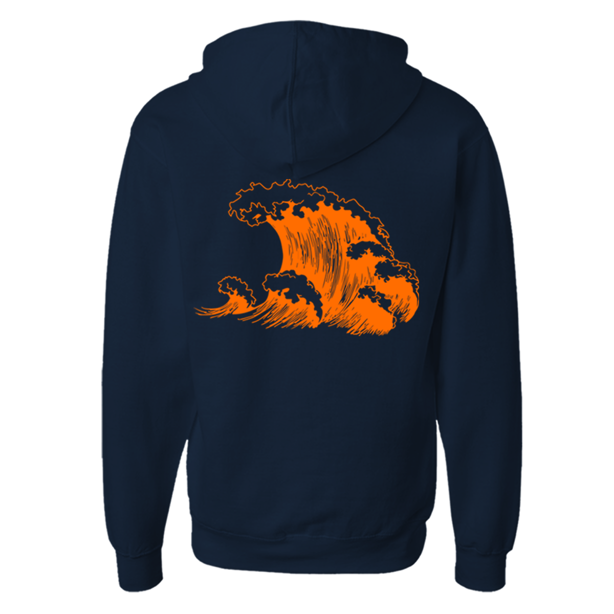 Swimming Wave Hoodie – Mac Miller Navy Sweatshirt – Mac Miller Store