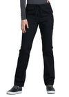 Cherokee Workwear Pant 4001 WW Natural Rise Tapered Leg Pull-On Pant Black