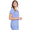 Cherokee Infinity 2625A Scrubs Top Women's Mock Wrap Ciel Blue 5XL