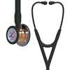 3M Littmann Cardiology Stethoscopes Polished Rainbow Black Stem 3M Littmann Cardiology IV Stethoscopes