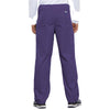 Cherokee Workwear 4100 Scrubs Pants Unisex Drawstring Cargo Grape 3XL