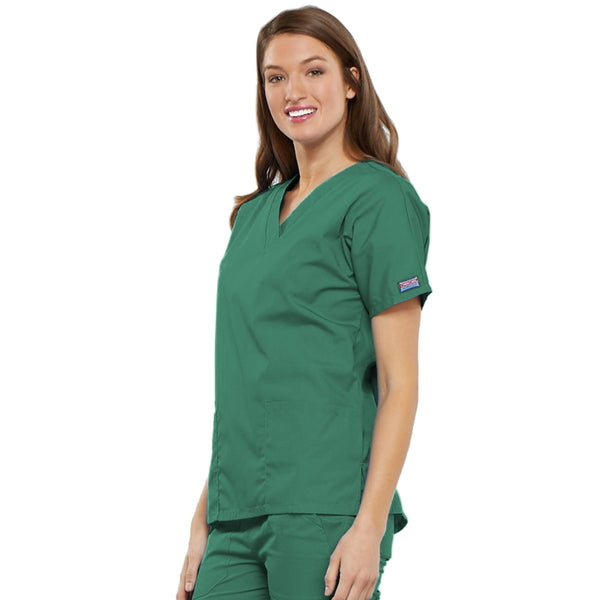 Cherokee Workwear 4700 Scrubs Top Women's V-Neck Surgical Green 4XL