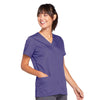 Cherokee Workwear 4770 Scrubs Top Women's Snap Front V-Neck Grape 4XL