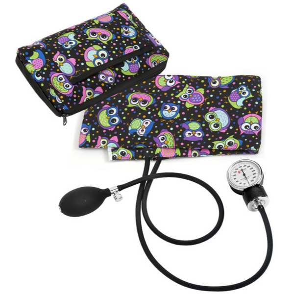 Prestige Premium Aneroid Sphygmomanometer Ribbons and Hearts Black