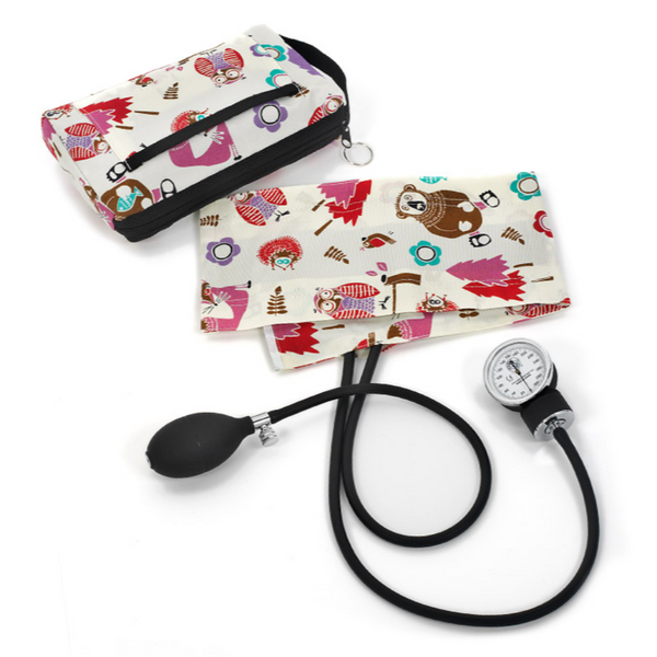 Prestige Premium Aneroid Sphygmomanometer Woodsy Animals Cream