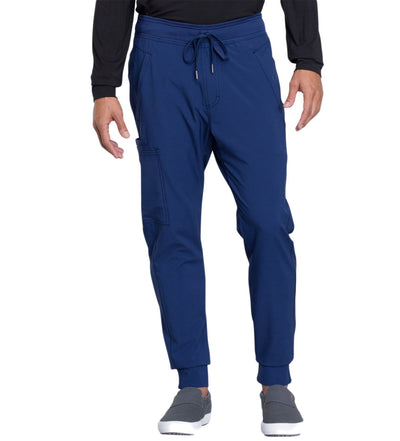 Cherokee Infinity CK004A Scrubs Pants Men's Natural Rise Jogger Navy