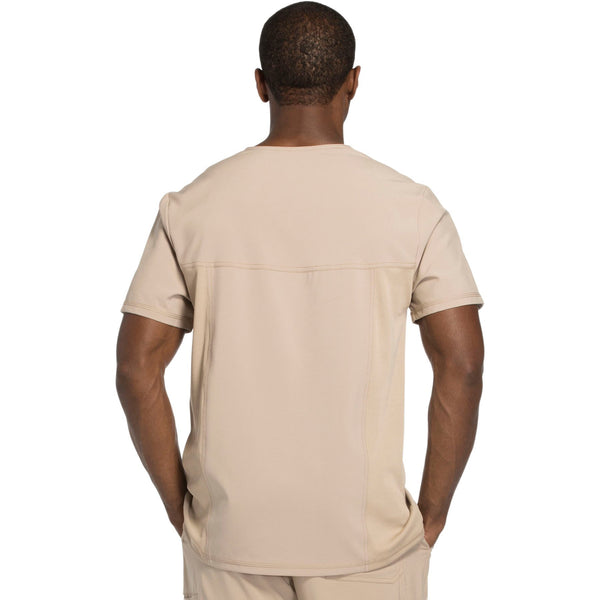 Cherokee Infinity CK900A Scrubs Top Men's V-Neck Khaki 3XL