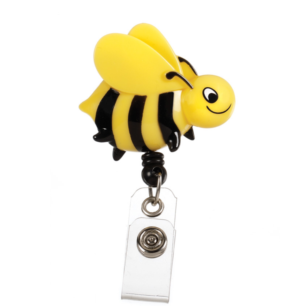 Bee Kind Sparkle Badge Reel Holder - DroneUp Delivery