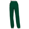 Cherokee Workwear Revolution WW110 Scrubs Pants Women's Mid Rise Straight Leg Pull-on Hunter Green 3XL