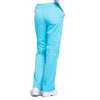 Cherokee Workwear Revolution WW110 Scrubs Pants Women's Mid Rise Straight Leg Pull-on Turquoise 3XL