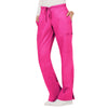 Cherokee Workwear Revolution WW120 Scrubs Pants Women's Mid Rise Flare Drawstring Electric Pink 4XL