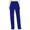 Cherokee Workwear Revolution WW120 Scrubs Pants Women's Mid Rise Flare Drawstring Galaxy Blue 3XL