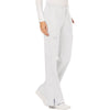 Cherokee Workwear Revolution WW120 Scrubs Pants Women's Mid Rise Moderate Flare Drawstring White 5XL