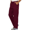 Cherokee Workwear Revolution WW140 Scrubs Pants Men's Fly Front Wine 4XL