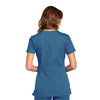 Cherokee Workwear WW645 Scrubs Top Women's V-Neck Caribbean Blue 4XL