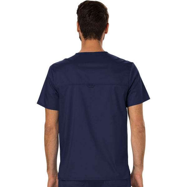 Cherokee Workwear Revolution WW690 Scrubs Top Men's V-Neck Navy 3XL