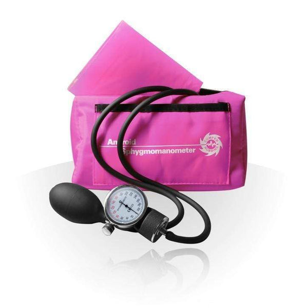 Medshop Hand Held Sphygmomanometers Pink Aneroid Sphygmomanometer