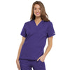 Cherokee Scrubs Top Cherokee Workwear 4700 Scrubs Top Women's V-Neck Grape