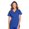 Cherokee Scrubs Top 2XL Cherokee Workwear WW645 Scrubs Top Women's V-Neck Royal