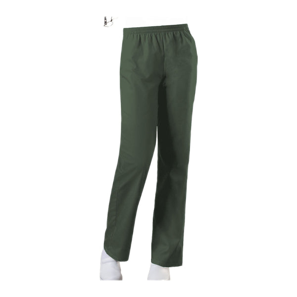Cherokee Workwear Pant WW Natural Rise Tapered Leg Pull-On Pant Olive Pant