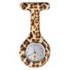 Medshop Fob Watches Leopard Silicone Nursing FOB Watch