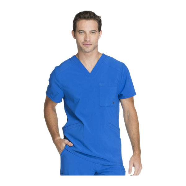 Cherokee Scrub Top Infinity Men V-Neck Top Royal Top