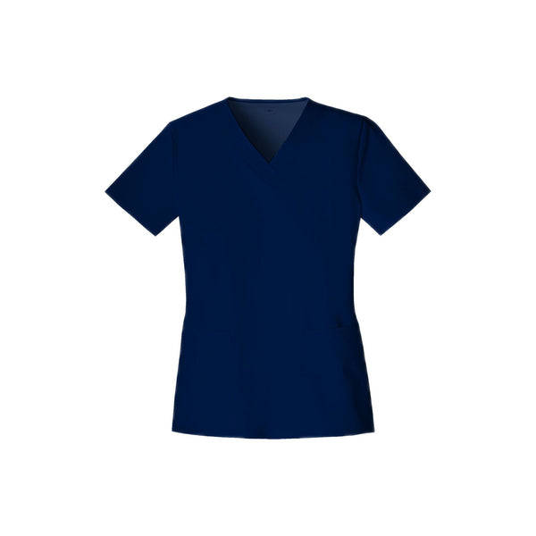 Cherokee Scrub Top Luxe V-Neck Top Navy Top