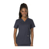 Cherokee Workwear Revolution WW620 Scrubs Top Women's V-Neck Pewter