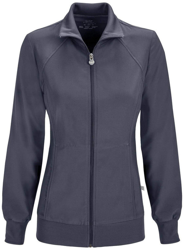 Cherokee Scrubs 2391A Infinity Warm Up Jacket Contemporary Pewter Warm Up Jacket