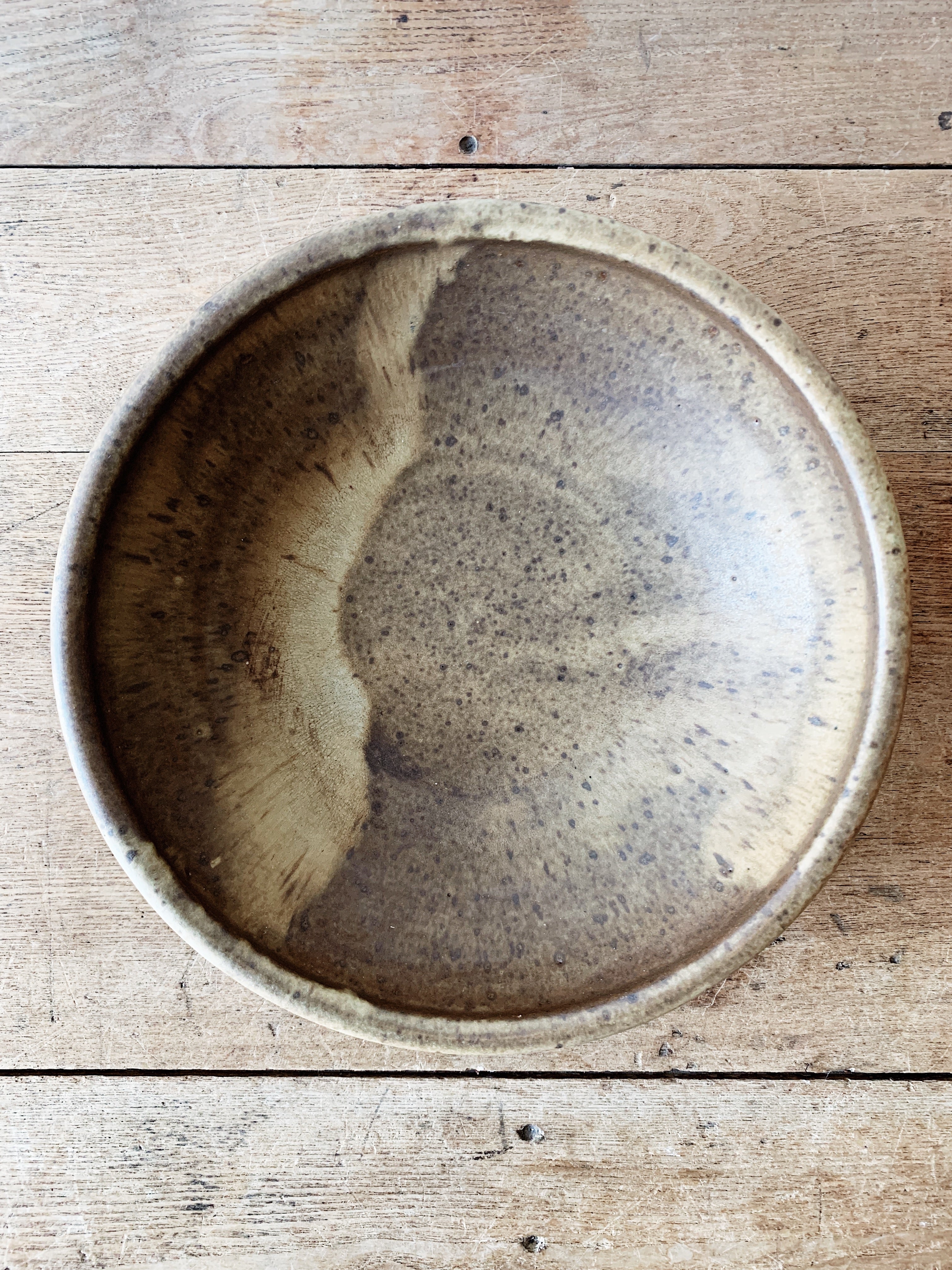 Vintage Handmade Stoneware Bowl
