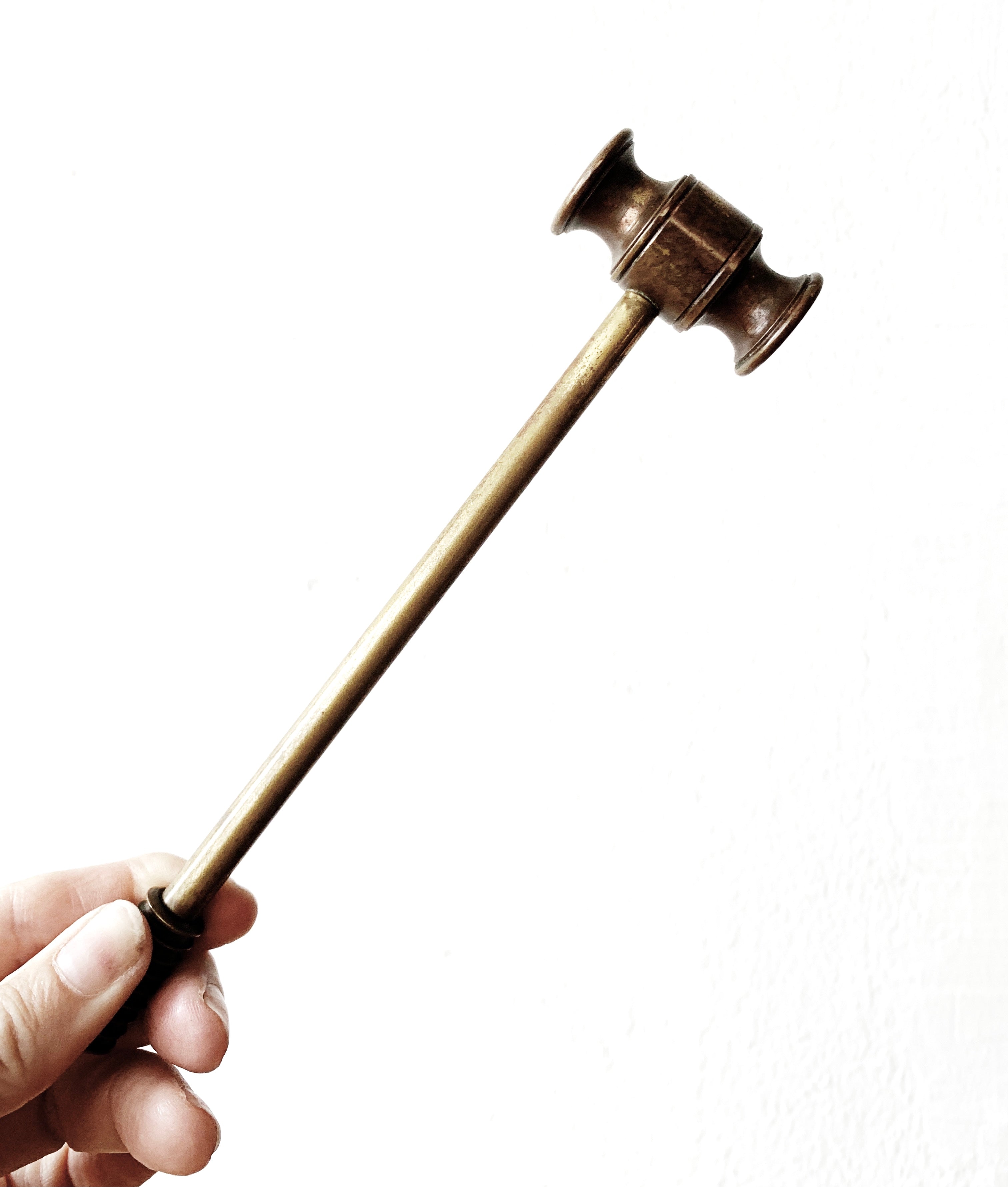 Vintage Solid Brass Gavel