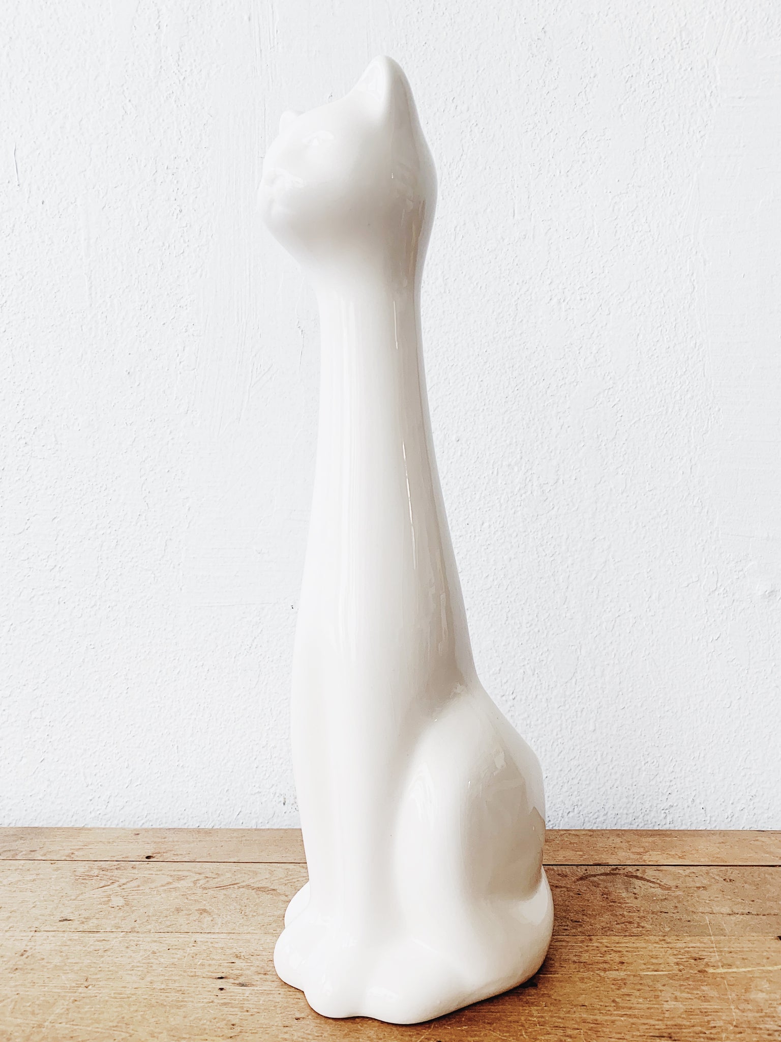 Ceramic Cat Toilet Brush Holder c1997 