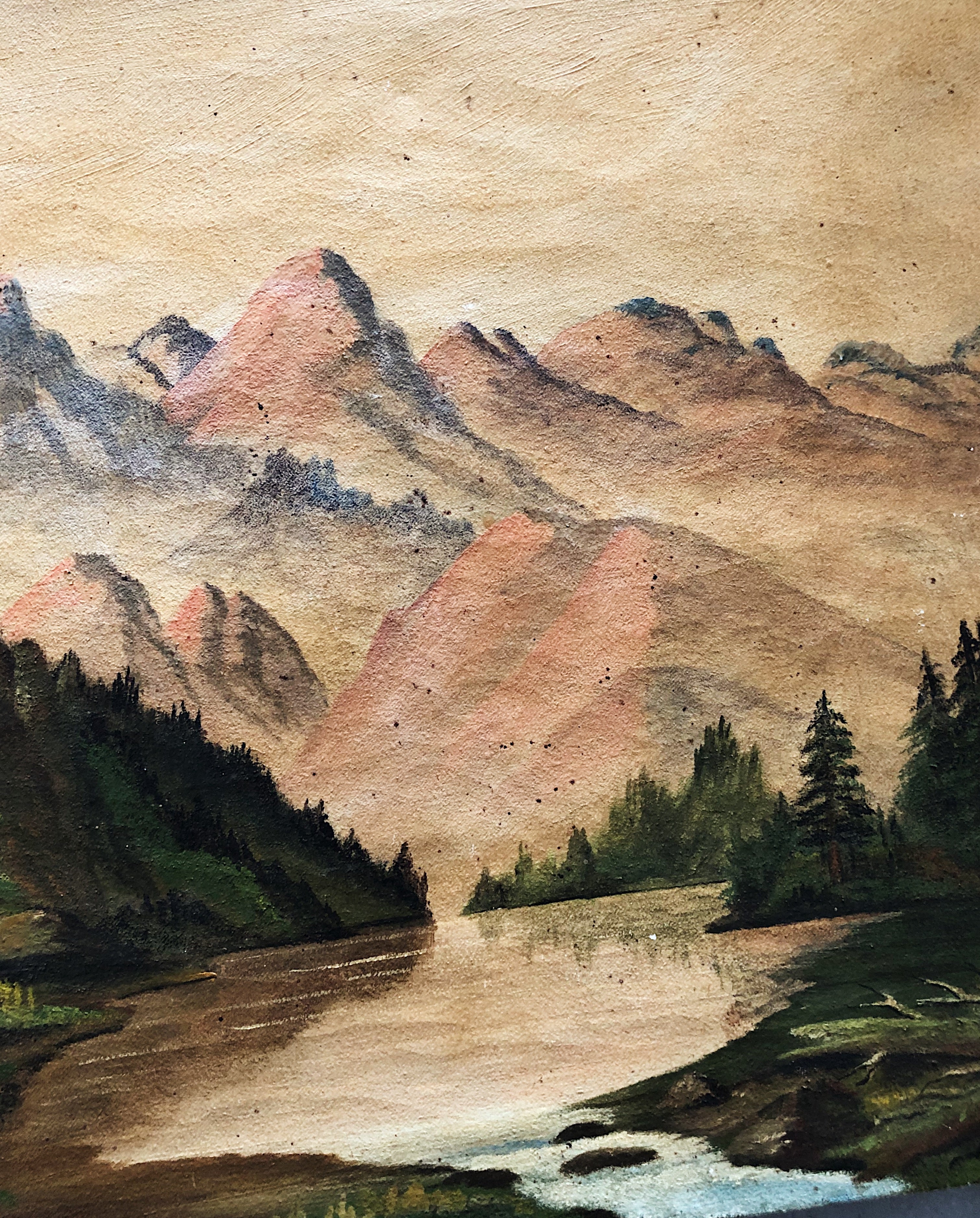Antique Landscape Painting