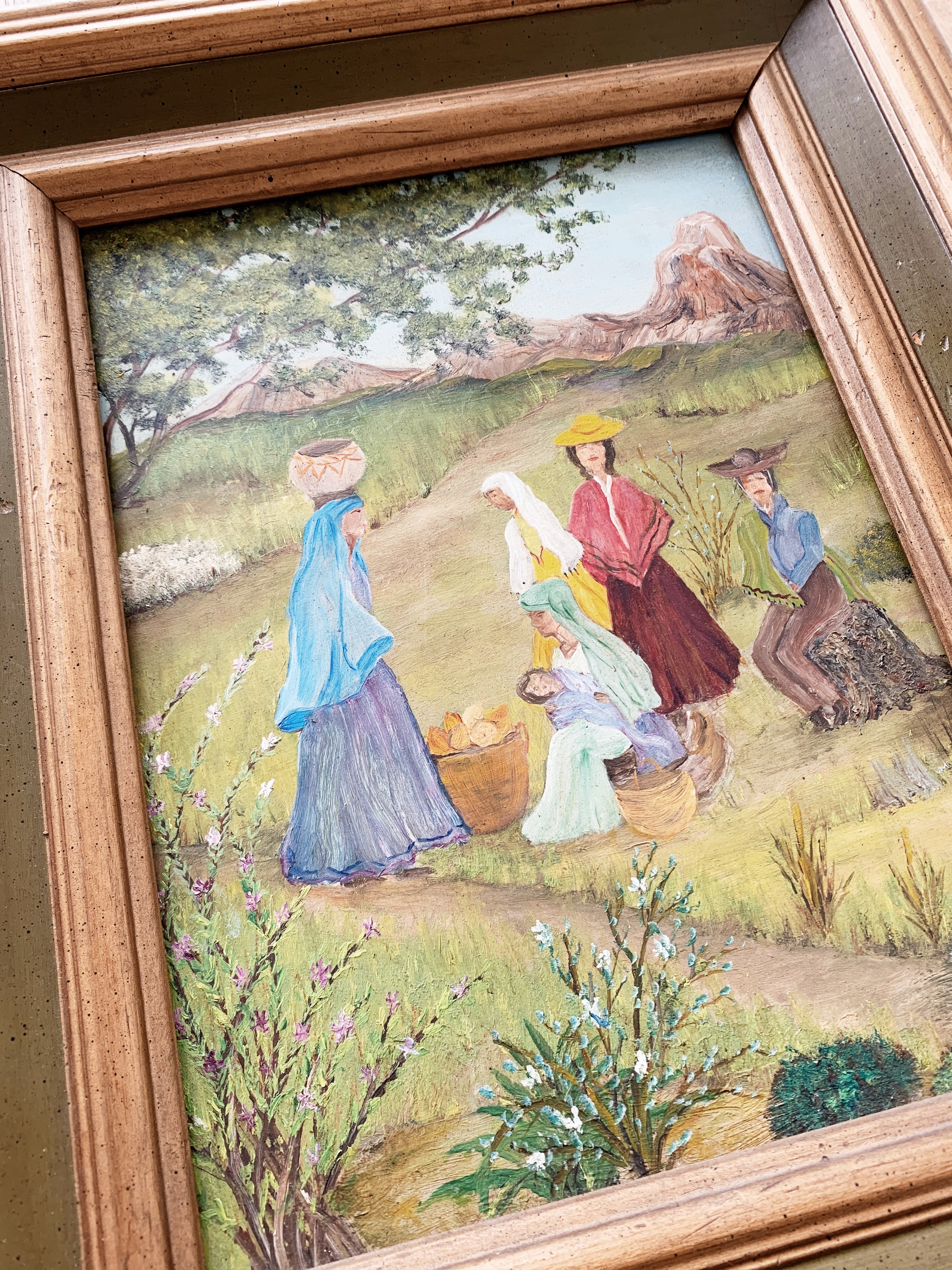 Vintage Original Framed Painting