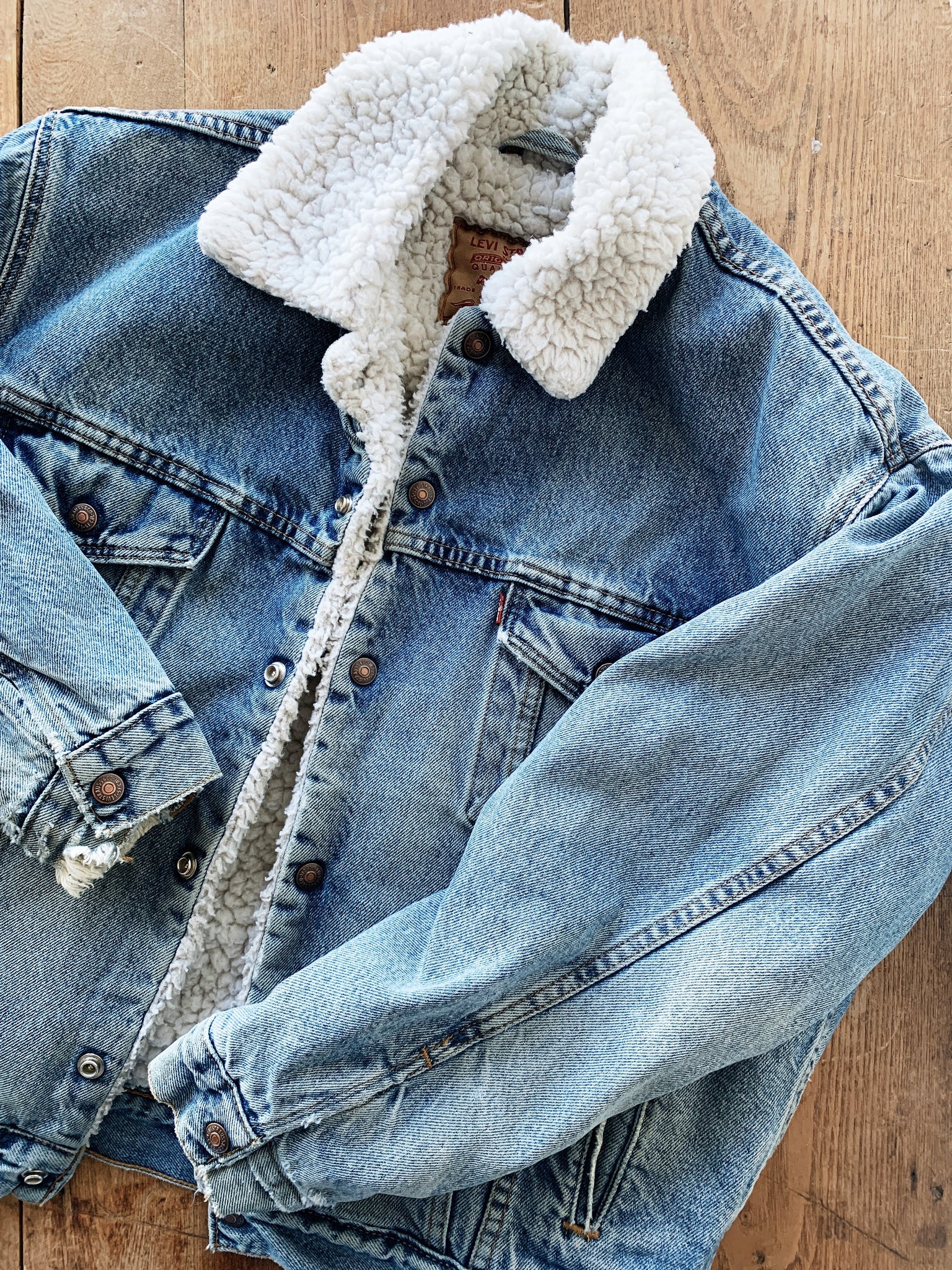 Vintage Levi's Sherpa Lined Jean Jacket – Maven Collective