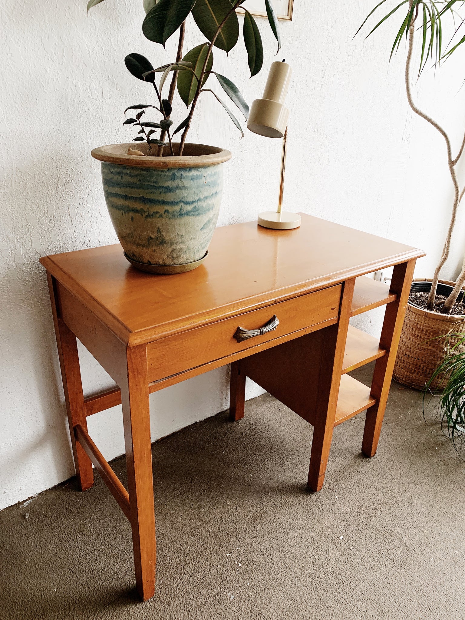 Vintage Wood Desk Maven Collective