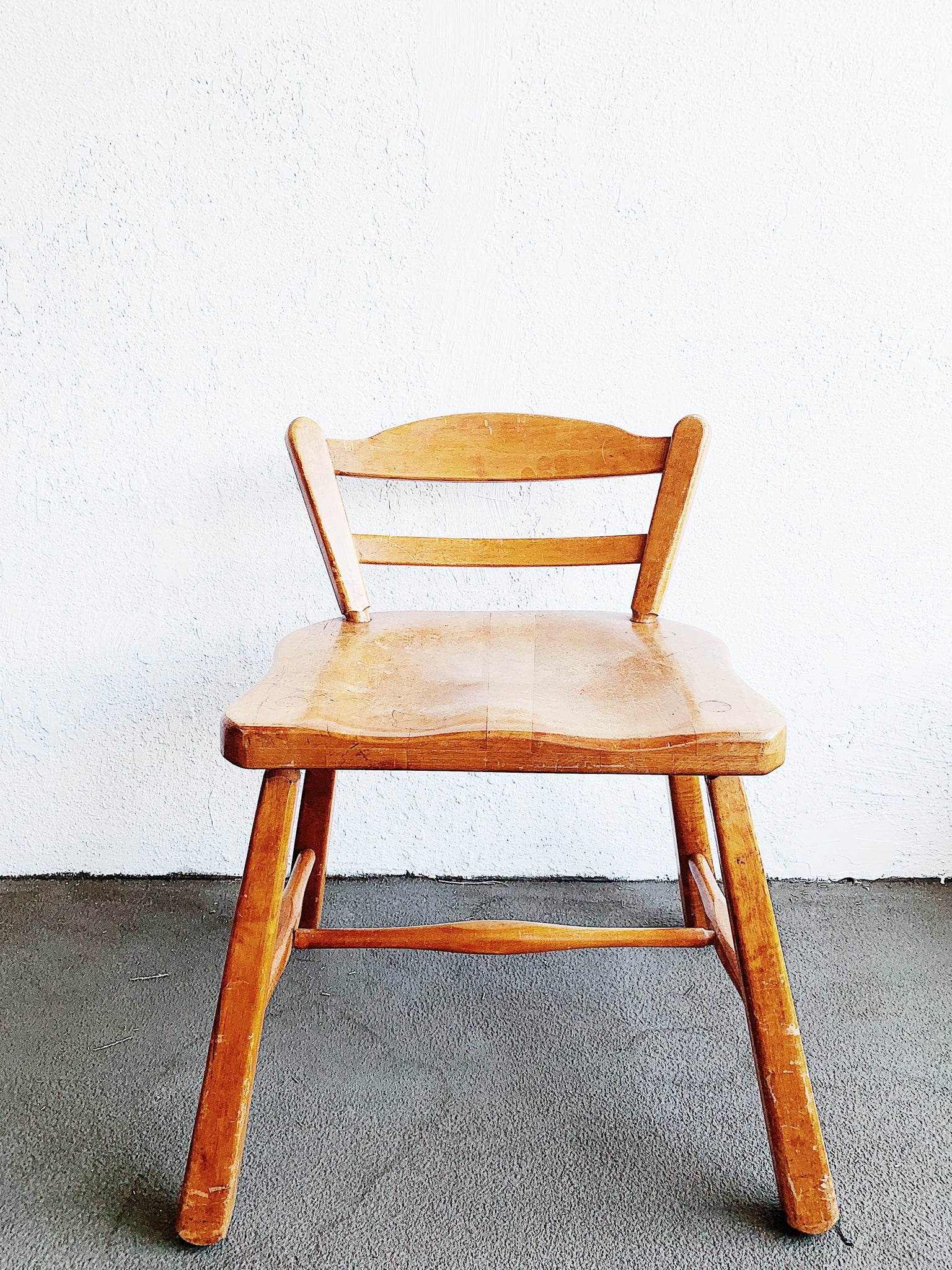 vintage low back chair