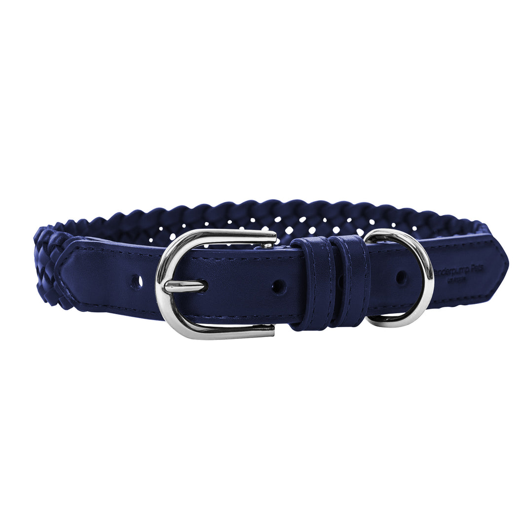 VP Pets Handwoven Collar - Navy Blue - Vanderpump Pets