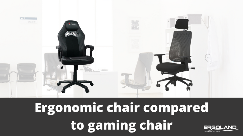 Ergonomic office chair compared to gaming chair – Ergoland