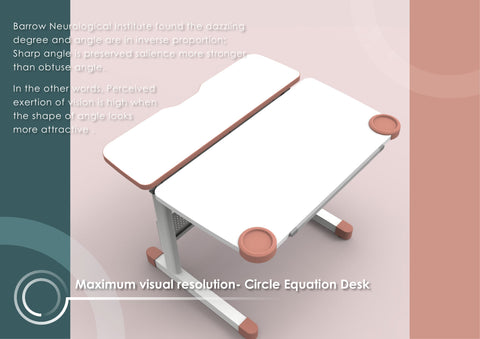 M27 Circle Desk Visually Aesthetic