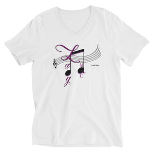 LadyMac Unisex Short Sleeve V-Neck T-Shirt