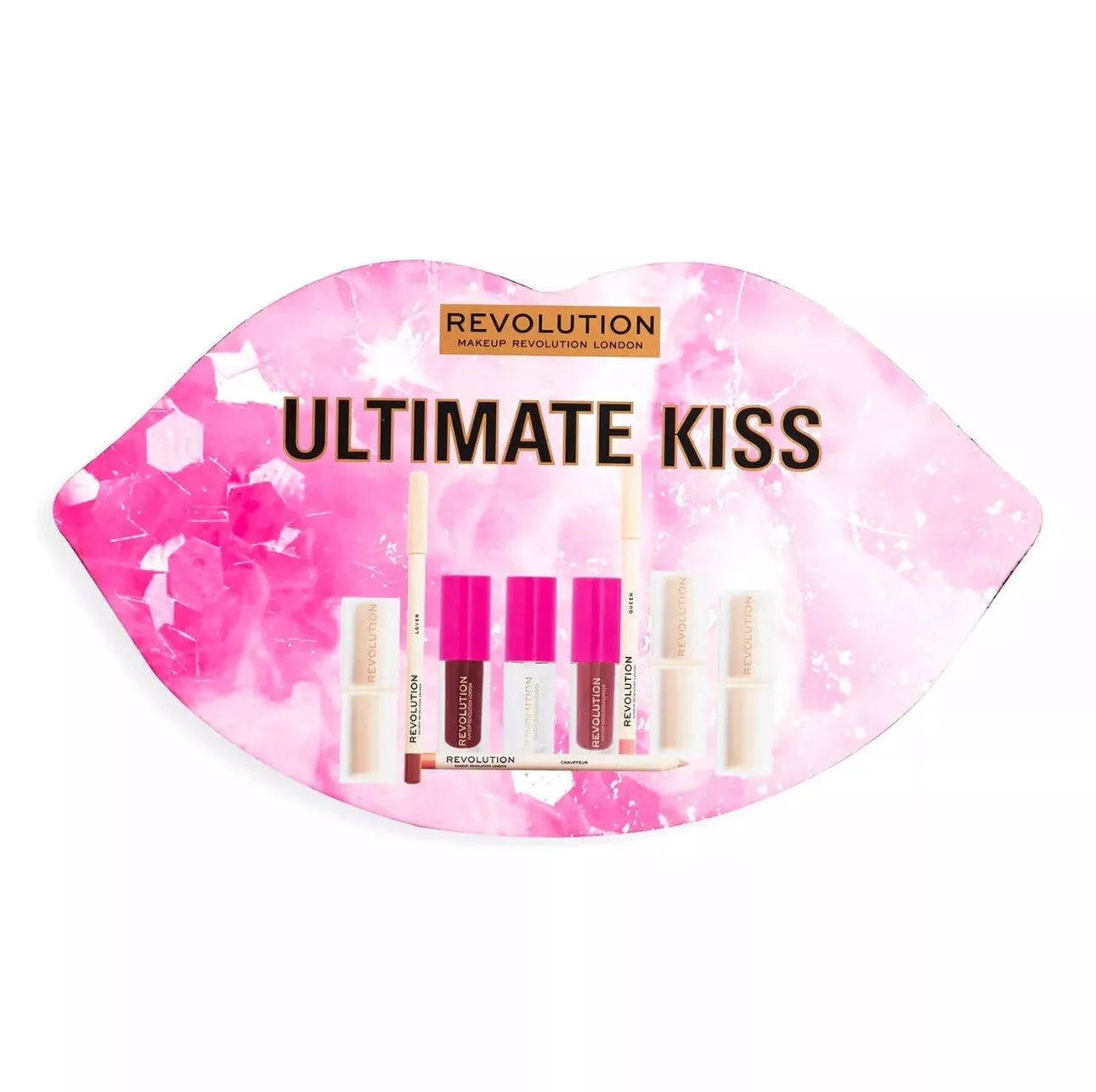 Makeup Revolution Ultimate Kiss 9pcs Gift Set Lipstick Lip Gloss