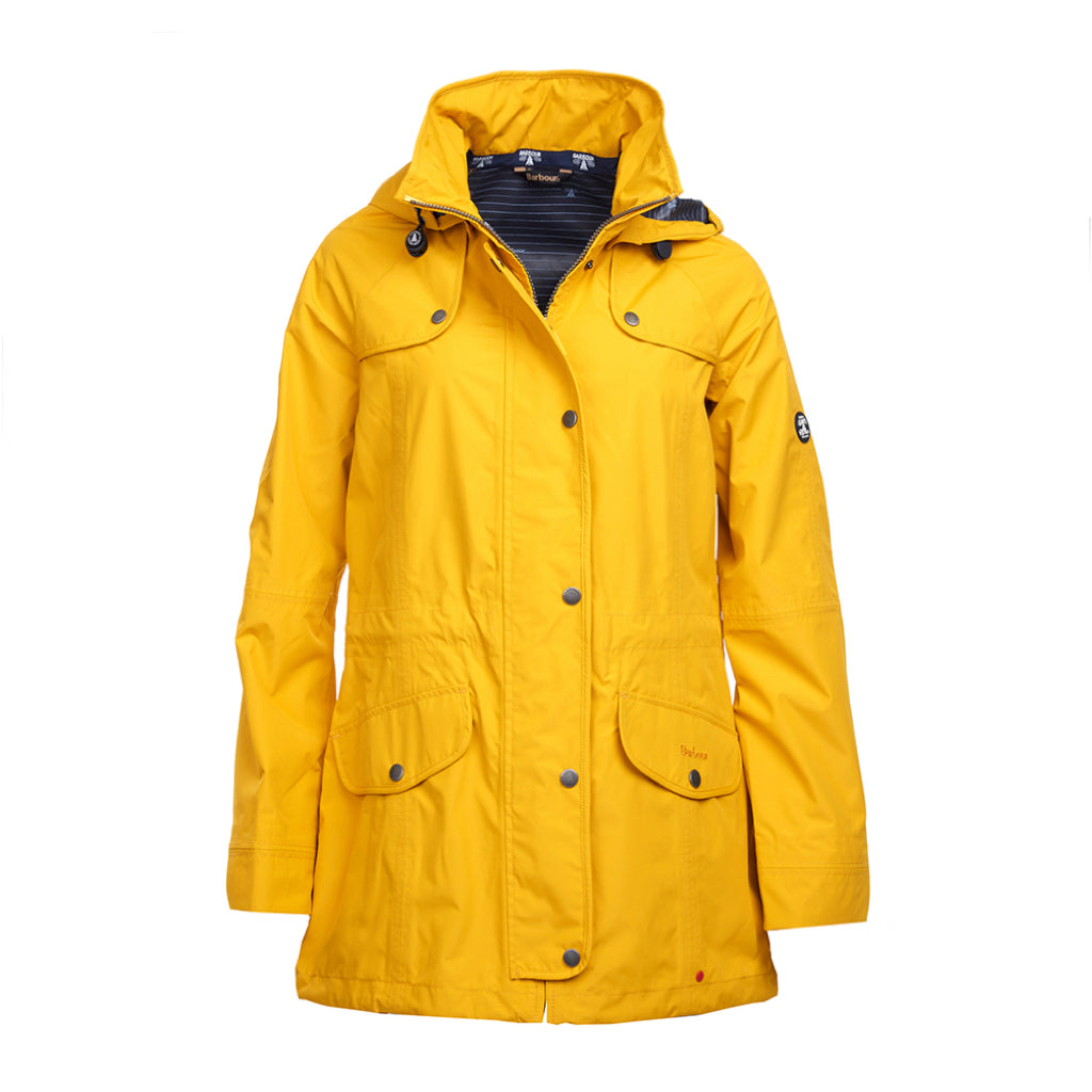 barbour red raincoat