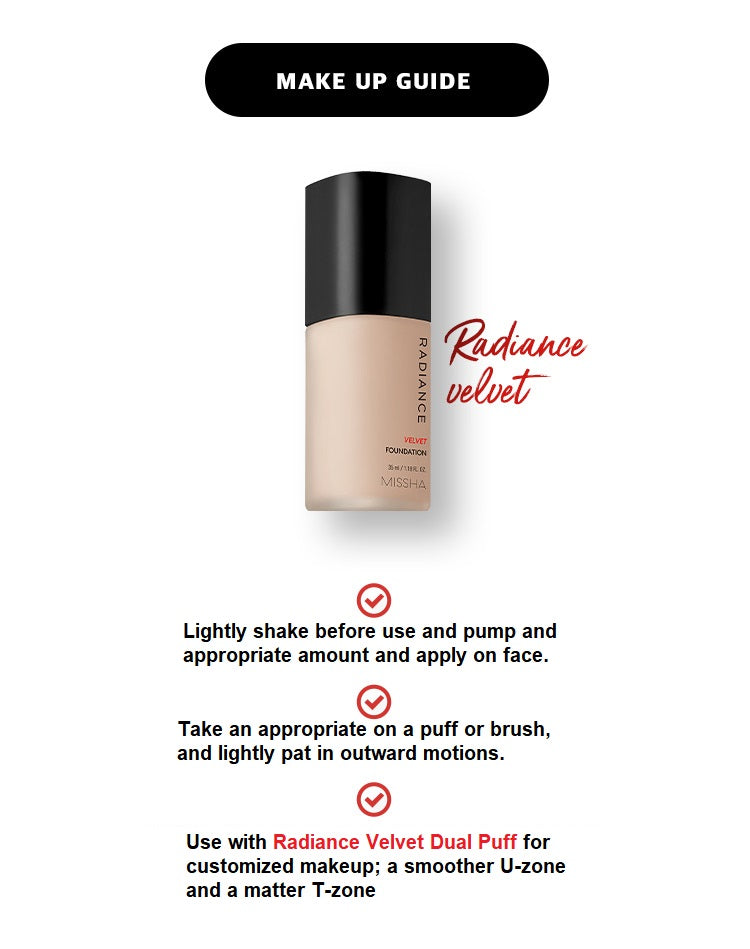 MISSHA Radiance Velvet Foundation (35ml)