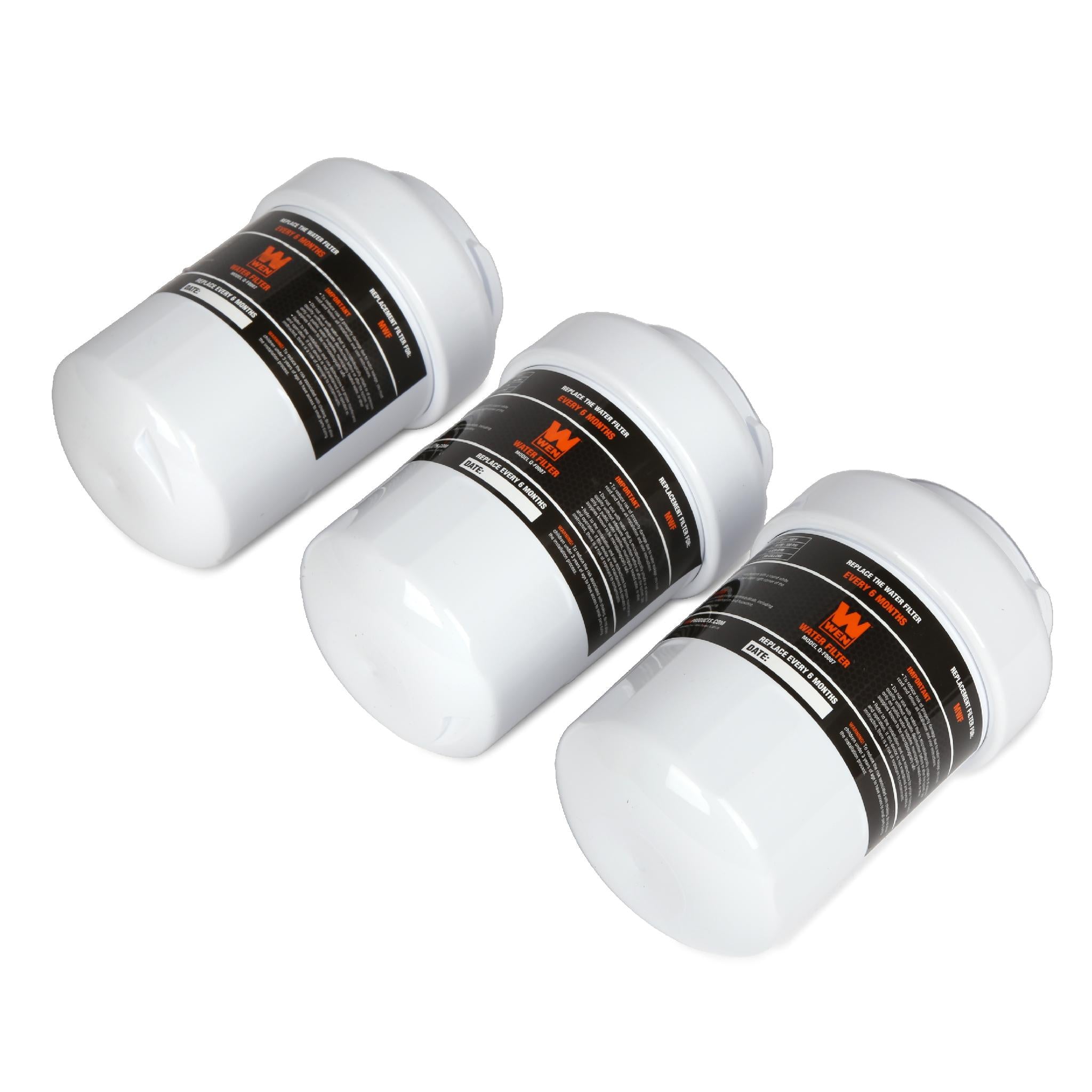 WEN Handyman Q-F0007 Replacement Refrigerator Water Filter, 3 Pack (OEM part number MWF, MWFP, MWFA, MWFAP)