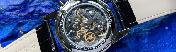 38mm ST1901 mechanické hodinky s chronografem LA2201A od Lucius Atelier