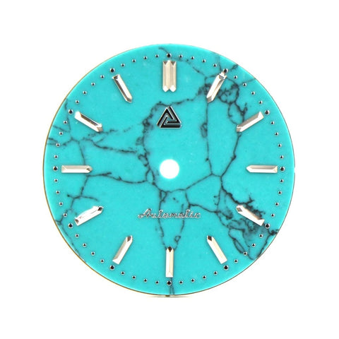 Turquoise Crystal Dial (No Date) - A SEIKO Watch Mod Part by Lucius Atelier