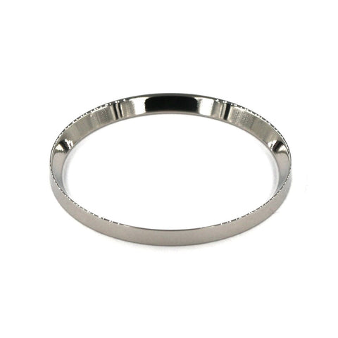 SKX007 Zrcadlové leštěné stříbrné kapitulní prsteny | 316L Nerezová skvrna - SEIKO Mod díly