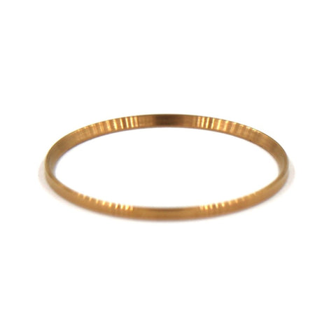 SKX013 Prsten z broušeného zlata od Lucius Atelier | SEIKO Mod díly